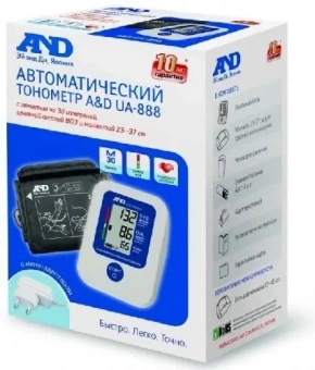 ТОНОМЕТР AND UA-888 (23-32 см.) С АДАПТЕРОМ