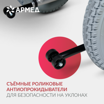 КРЕСЛО-КОЛЯСКА ИНВАЛИДНАЯ JRWD1002 "АРМЕД" (м)